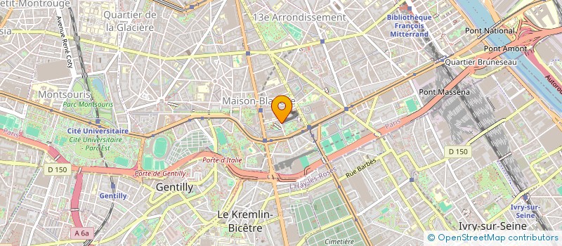 localisation de l'entreprise MADAME SANDRA MARLIAC  PARIS