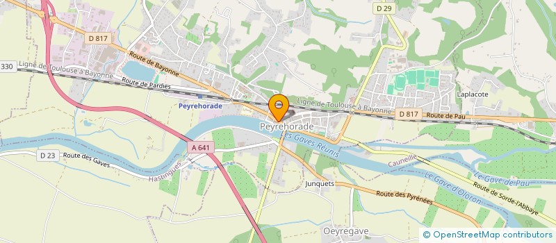 localisation de l'entreprise MADAME SANDRA MARQUES PINTO PERES RIBEIRO  PEYREHORADE