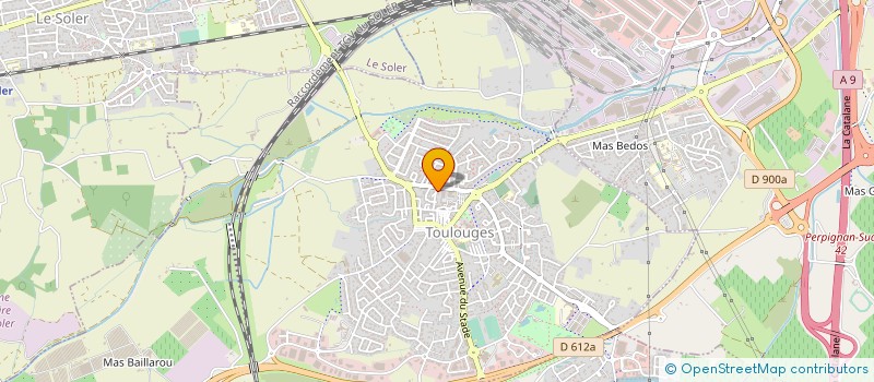 localisation de l'entreprise MADAME SANDRA MARQUILLANES  PERPIGNAN