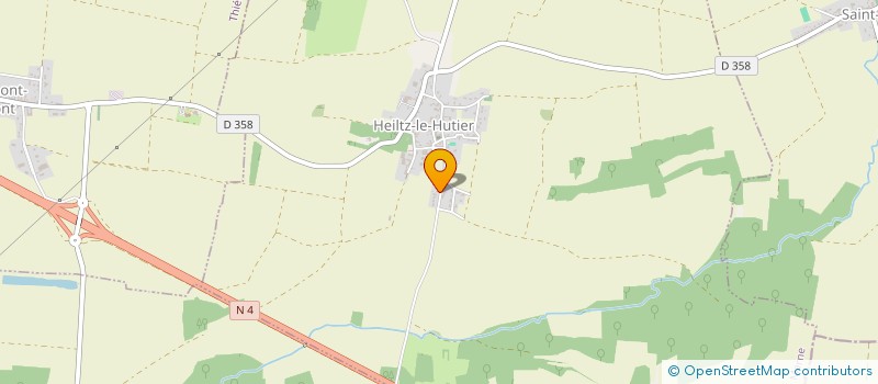 localisation de l'entreprise MADAME SANDRA MARTENET  HEILTZ-LE-HUTIER