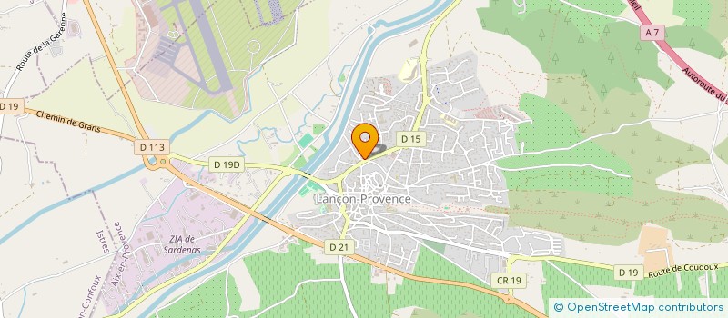localisation de l'entreprise MADAME SANDRA MARTI  LANCON-PROVENCE