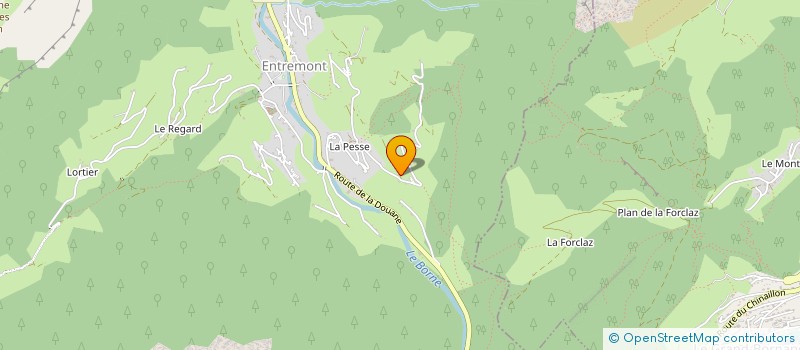 localisation de l'entreprise MADAME SANDRA MARTIN  GLIERES-VAL-DE-BORNE