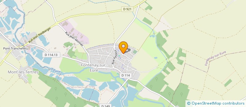 localisation de l'entreprise MADAME SANDRA MARTINET à FONTENAY-SUR-EURE