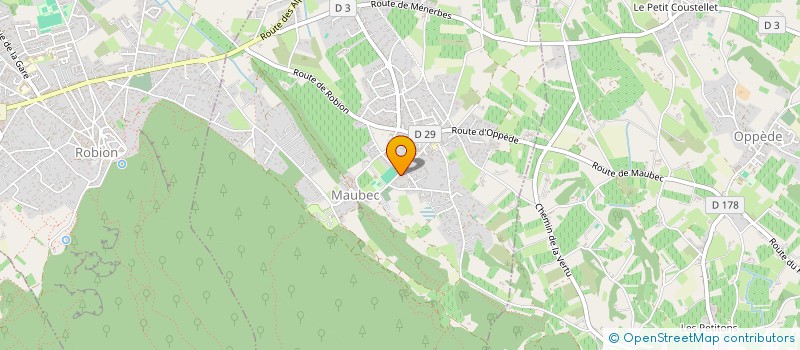 localisation de l'entreprise MADAME SANDRA MARTINS  MAUBEC