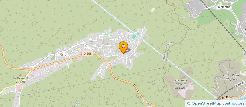 localisation de l'entreprise MADAME SANDRA MATHIEU  LE ROVE