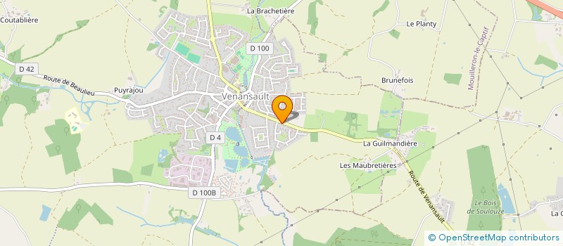 localisation de l'entreprise MADAME SANDRA MAUDUIT  VENANSAULT