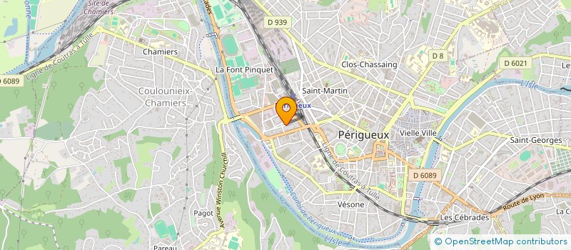 localisation de l'entreprise MADAME SANDRA MAURAIN  PERIGUEUX