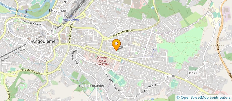 localisation de l'entreprise MADAME SANDRA MAZEAU à ANGOULEME