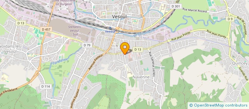 localisation de l'entreprise MADAME SANDRA MELINE  NAVENNE