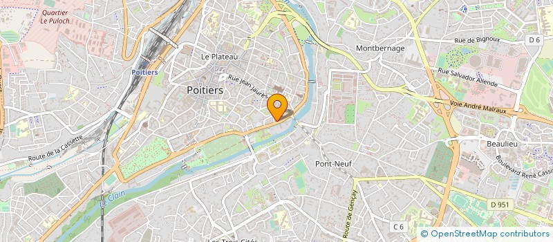 localisation de l'entreprise MADAME SANDRA MENENTEAU à POITIERS