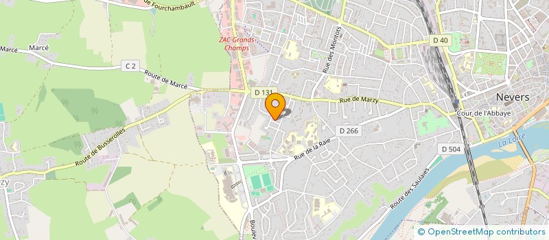 localisation de l'entreprise MADAME SANDRA MERCIER à NEVERS