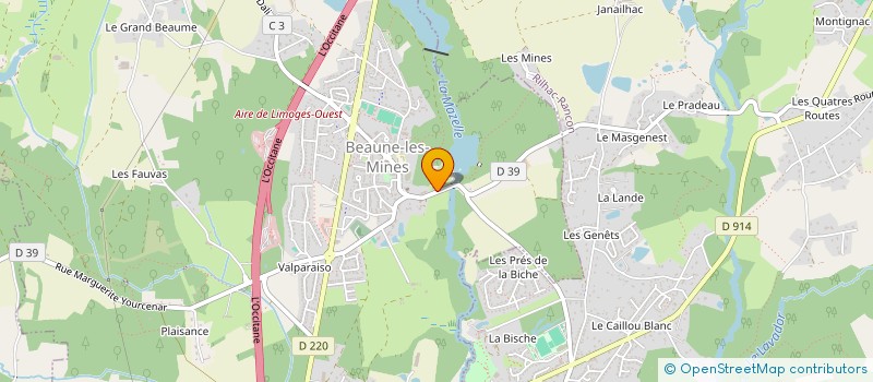 localisation de l'entreprise MADAME SANDRA MERLINO à LIMOGES