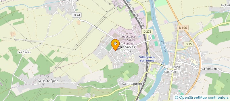 localisation de l'entreprise MADAME SANDRA MERMET  VILLENEUVE-SUR-YONNE