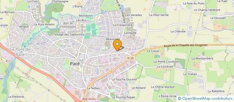 localisation de l'entreprise MADAME SANDRA METAYER  PACE