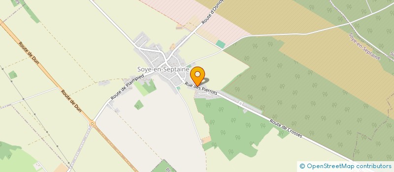 localisation de l'entreprise MADAME SANDRA MICHAELLE BORDINAT  SOYE-EN-SEPTAINE
