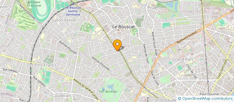 localisation de l'entreprise MADAME SANDRA MICHAUX  LE BOUSCAT