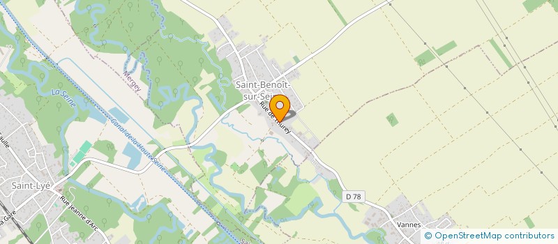 localisation de l'entreprise MADAME SANDRA MICHEAU  SAINT-BENOIT-SUR-SEINE