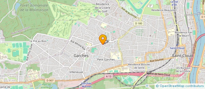 localisation de l'entreprise MADAME SANDRA MICHEL à GARCHES