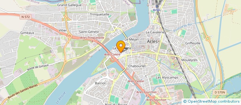 localisation de l'entreprise MADAME SANDRA MICHEL  ARLES