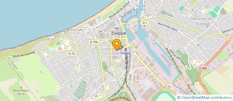 localisation de l'entreprise MADAME SANDRA MICHEL  DIEPPE