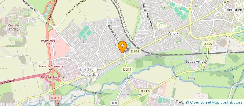 localisation de l'entreprise MADAME SANDRA MIGNE  BRETTEVILLE-SUR-ODON