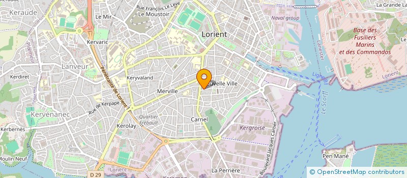 localisation de l'entreprise MADAME SANDRA-MILENA HENAO RODRIGUEZ  LORIENT