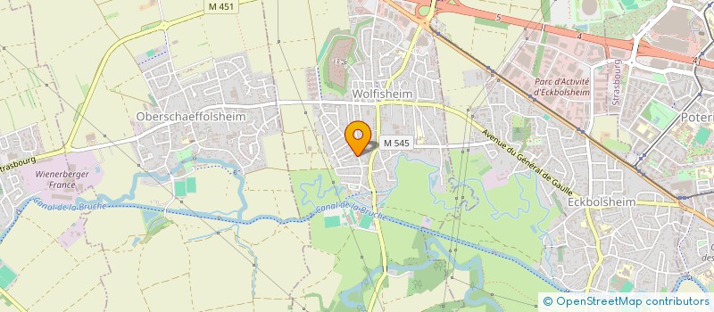 localisation de l'entreprise MADAME SANDRA MNAOUAR  WOLFISHEIM