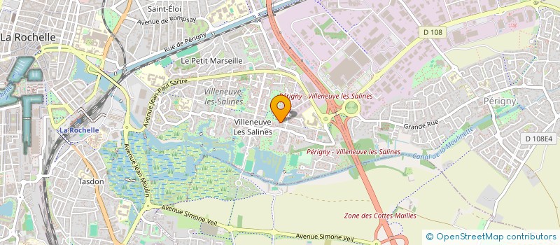 localisation de l'entreprise MADAME SANDRA MOIZEAU  LA ROCHELLE