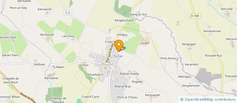 localisation de l'entreprise MADAME SANDRA MONDON  PLOUDALMEZEAU