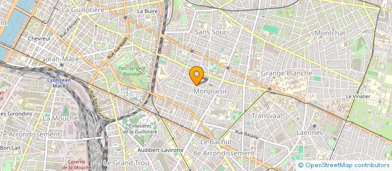 localisation de l'entreprise MADAME SANDRA MONEGER  LYON