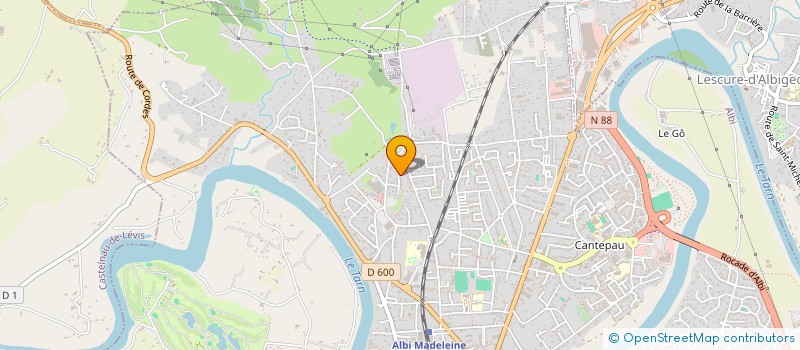 localisation de l'entreprise MADAME SANDRA MONIE à ALBI