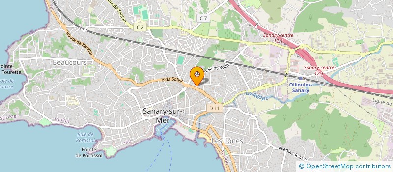 localisation de l'entreprise MADAME SANDRA MONTAIGNE à SANARY-SUR-MER