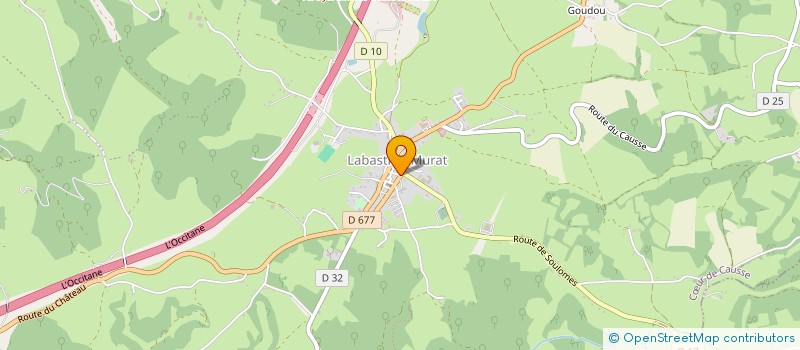 localisation de l'entreprise MADAME SANDRA MONTEIL  COEUR DE CAUSSE