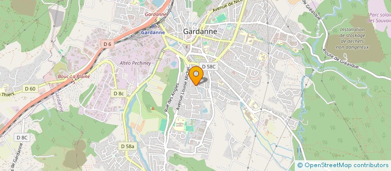 localisation de l'entreprise MADAME SANDRA MONTERROSO à GARDANNE