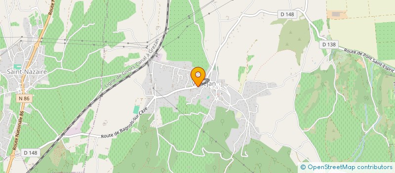 localisation de l'entreprise MADAME SANDRA MONTOYA  GAUJAC