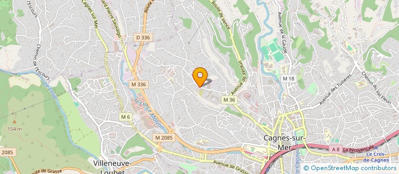 localisation de l'entreprise MADAME SANDRA MORABITO à CAGNES-SUR-MER