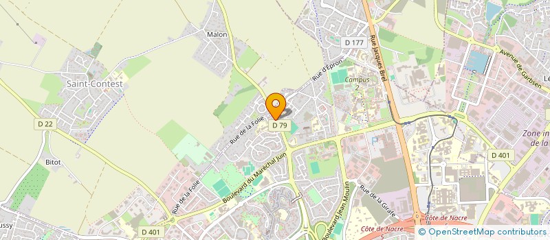 localisation de l'entreprise MADAME SANDRA MOREAU-LE GOFF à CAEN