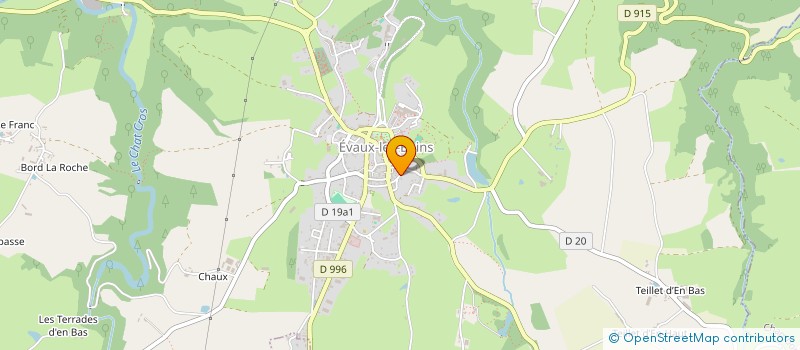 localisation de l'entreprise MADAME SANDRA MOREL à EVAUX-LES-BAINS