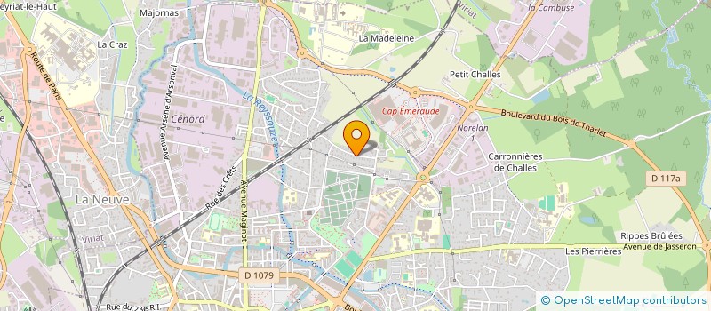 localisation de l'entreprise MADAME SANDRA MORENO à BOURG-EN-BRESSE