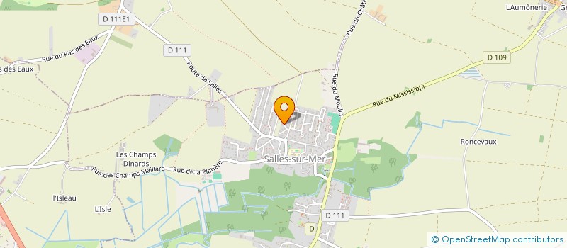 localisation de l'entreprise MADAME SANDRA MORIN  SALLES-SUR-MER