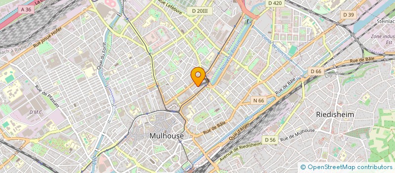 localisation de l'entreprise MADAME SANDRA MORINI  MULHOUSE