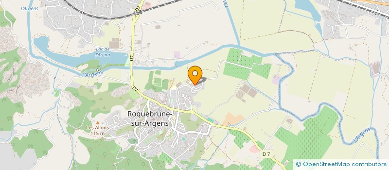 localisation de l'entreprise MADAME SANDRA MORTELETTE à ROQUEBRUNE-SUR-ARGENS