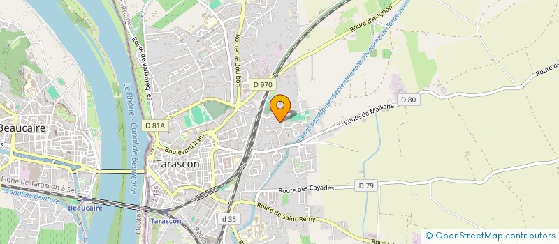 localisation de l'entreprise MADAME SANDRA MORVANT  TARASCON