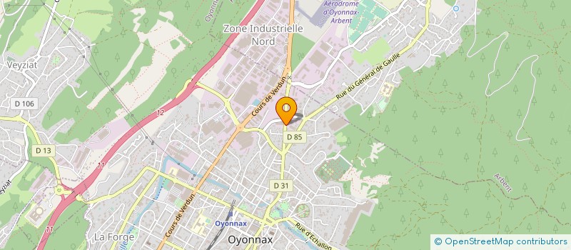 localisation de l'entreprise MADAME SANDRA MOSLIH à OYONNAX