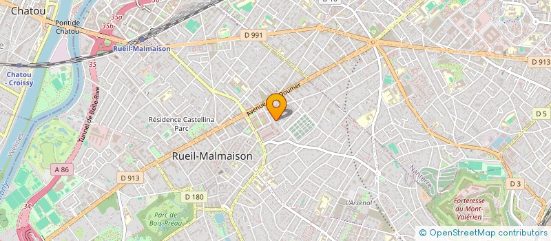 localisation de l'entreprise MADAME SANDRA MOTOUOM à RUEIL-MALMAISON