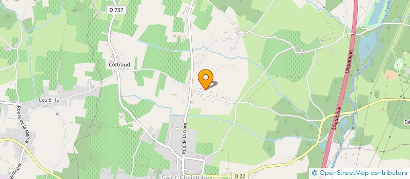 localisation de l'entreprise MADAME SANDRA MOUTINHO  SAINT-CHRISTOLY-DE-BLAYE