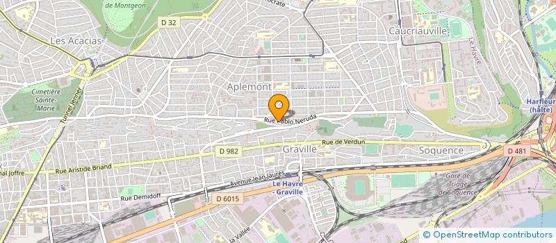 localisation de l'entreprise MADAME SANDRA MOUTON  LE HAVRE