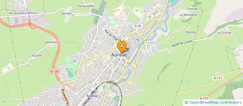 localisation de l'entreprise MADAME SANDRA MUNERA MONTES à AURILLAC