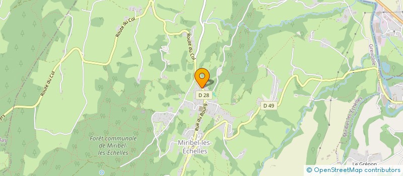 localisation de l'entreprise MADAME SANDRA MUNOZ  MIRIBEL-LES-ECHELLES