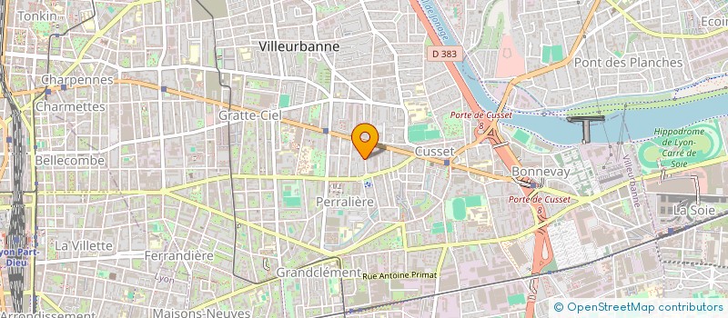 localisation de l'entreprise MADAME SANDRA MUNSCH  VILLEURBANNE